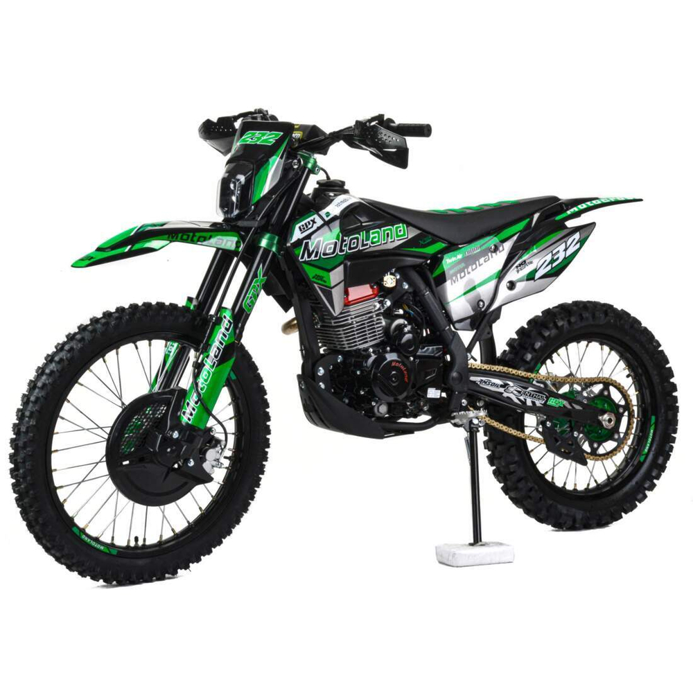Кроссовый мотоцикл Motoland XT300 HS (PR5 4V) Зеленый 21/18