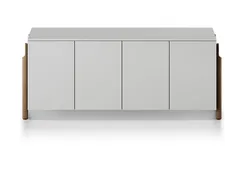 Тумба Basic 4 двери ширина 170 см (светло-серый)