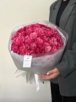 Моно букет из пионовидной розы Кантри блу 35 шт