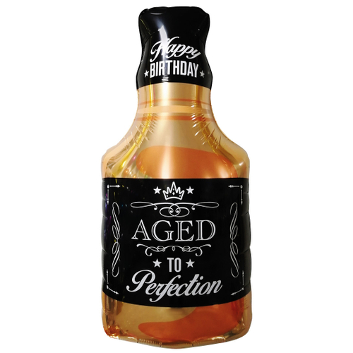 Шар с клапаном (16''/41 см) Мини-фигура, Бутылка Виски, 1 шт.