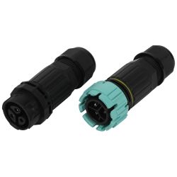 Коннектор ЭРА NO-224-671 кабельный разъёмный прямой 3-Pin 0.5-2.5 мм2 безвинтовой IP68 | Соединители кабельные IP68