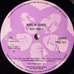 Deep Purple ‎– Made In Europe (Англия 1976г.)