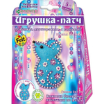 Набор для изготовления дизайнерского украшения для одежды Клевер, 155х110х29 мм, картонная упаковка, "Милая мышка"