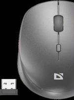 Мышь беспроводная Defender Auris MB-027 черный,4D,800-1600dpi,бесшумн