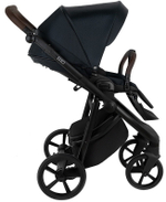 Детская коляска Roan Esso 3 в 1 с автокреслом Pituso Baesa Pro Black,Beige Canopy ESS111/1 Caviar/Black