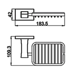 Мыльница настенная, Gappo, мет-л, чер, G0702-16