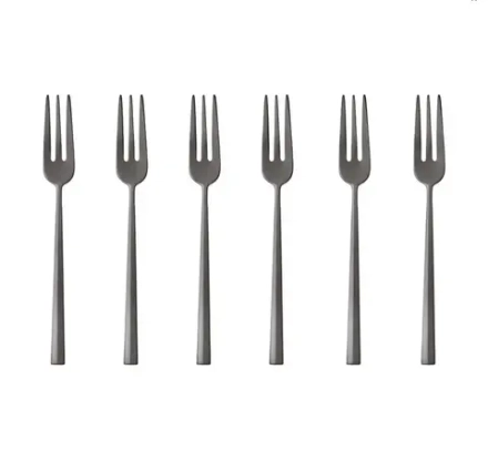 Sambonet Набор из 6 вилок Rock PVD 2Черные