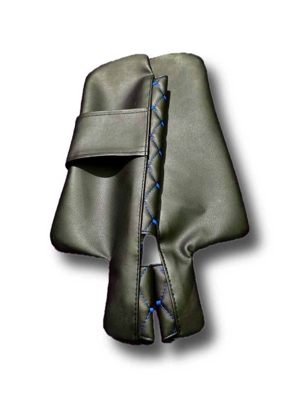 Чехлы на козырьки ВАЗ 2108, 2109, 21099, 2113, 2114, 2115 (синяя нить Рубин)