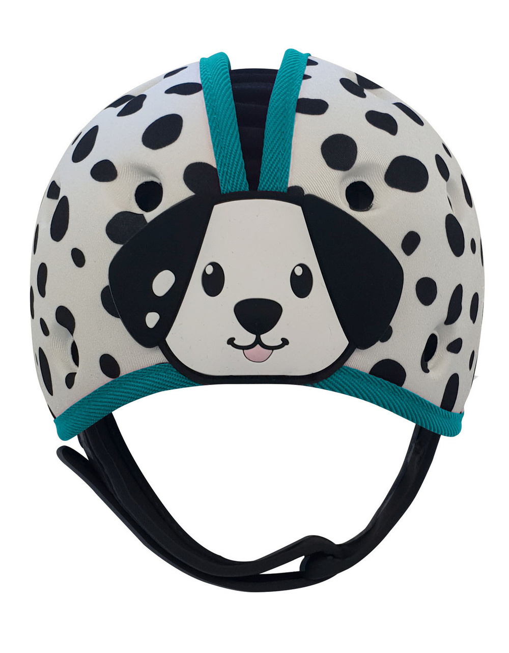 Мягкая шапка-шлем для защиты головы SafeheadBABY. Далматин