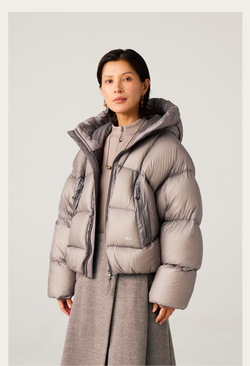 Пуховик Женский Nothomme Blue AIRTASTIC Ultra-Light Hooded Puffer Jacket, 750 Fill Power