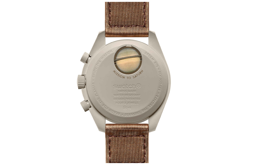 SWATCH Men 42mm Coffee Watch SO33T100