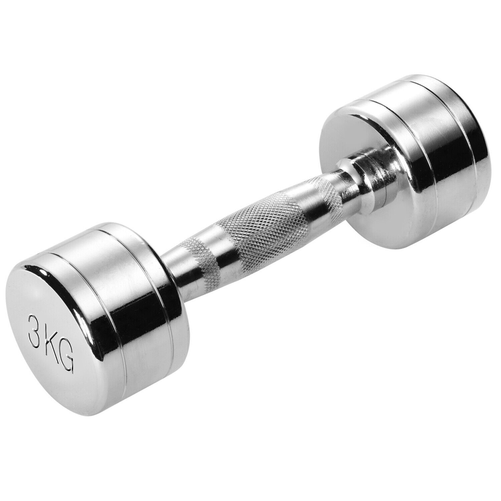 Гантель хромированная 3 кг