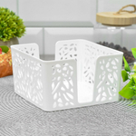 Салфетница "Лира" квадратная (белый)