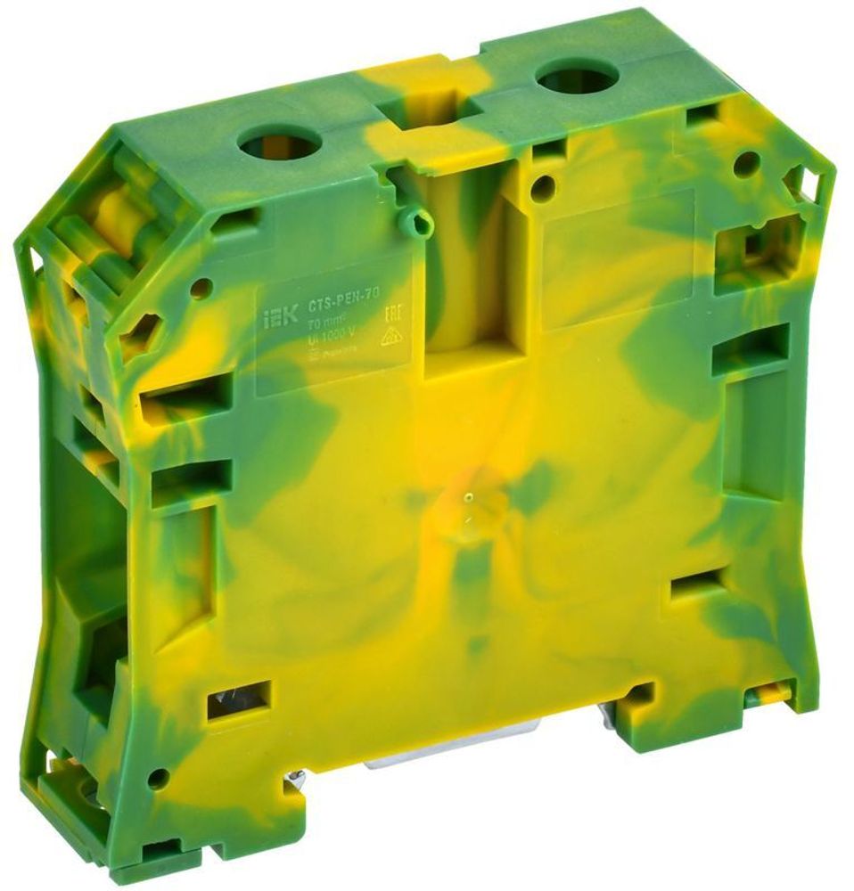 Колодка клеммная CTS-PEN ARMAFIX земля монтаж неск. напр. 70кв.мм IEK YCT11-02-K52-070