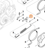 Рычаг тормозной ленты для бензопилы STIHL MS 361. арт.PJ26045 FARMERTEC (STIHL 1128 160 5000)