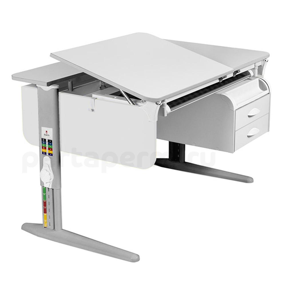 Растущая парта Дэми СУТ 62 с тумбой (1150×750 мм)