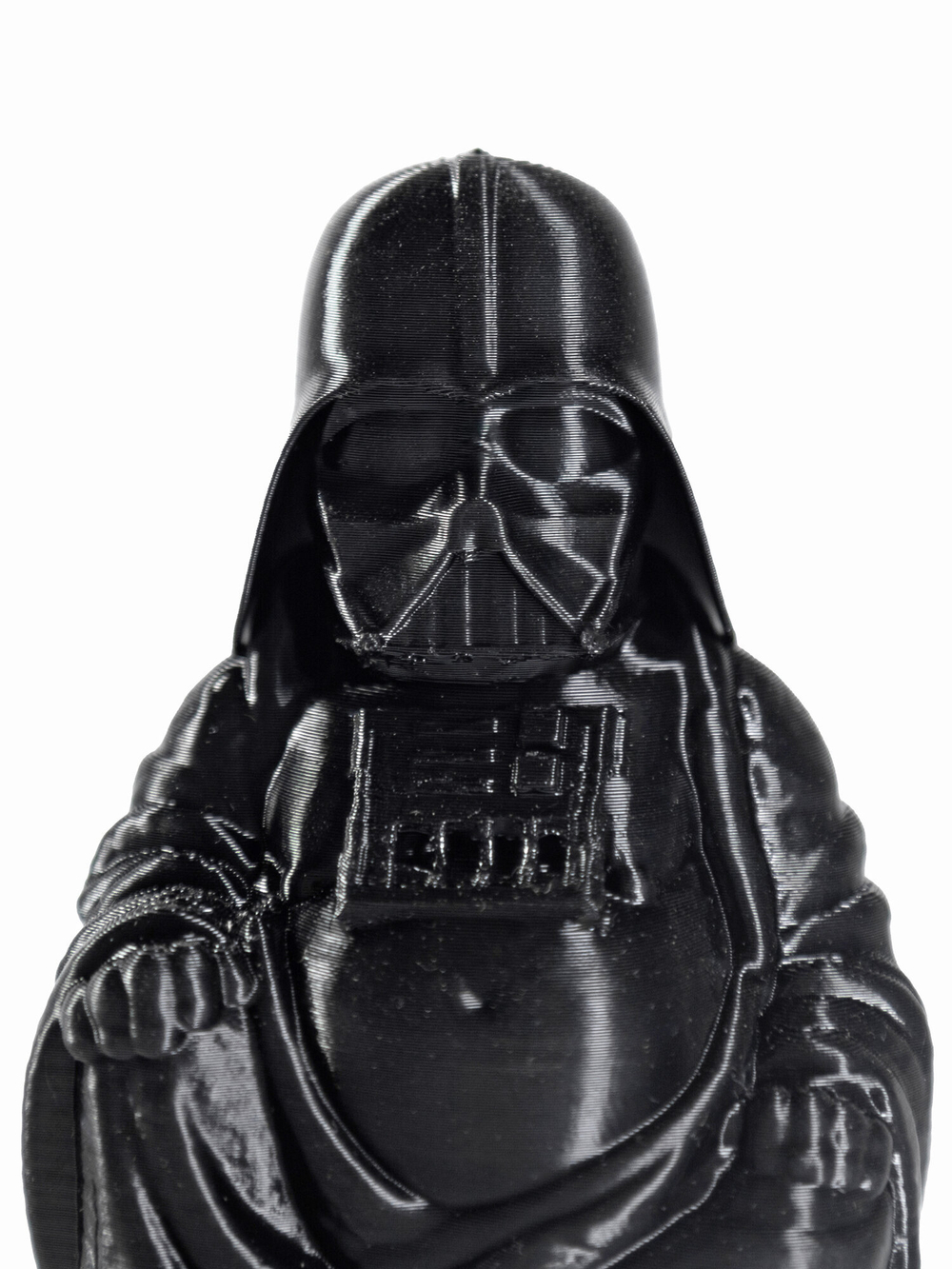 Статуэтка шуточная декоративная для интерьера Будда Дарт Вейдер (Buddha Darth Vader), 3D печать, 11 см.