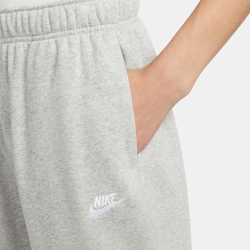 Женские теннисные брюки Nike Sportswear Club Fleece Mid-Rise Oversized Training Pants Women - Lightgrey