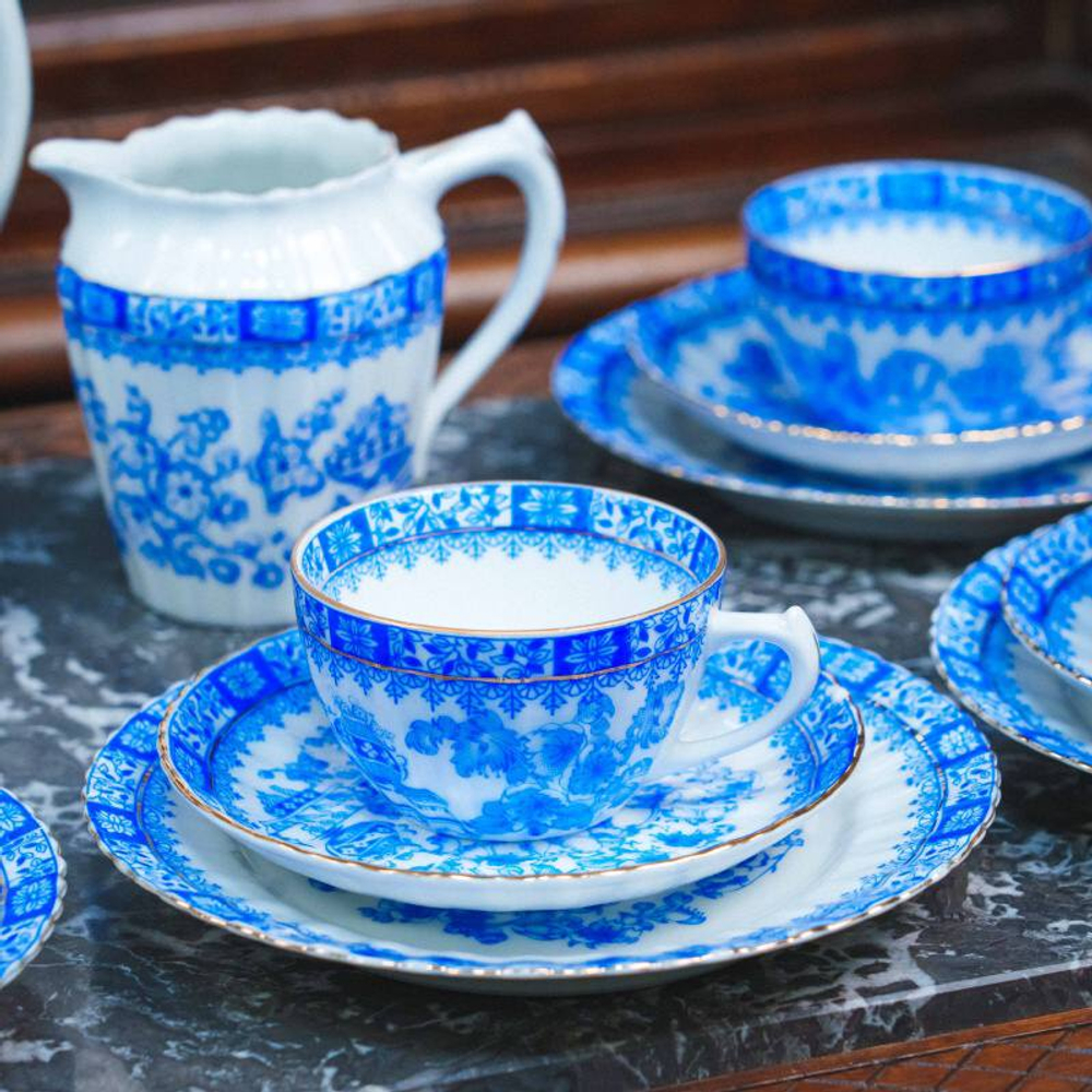 Чайный сервиз на 6 персон «Голубая классика Баварии»