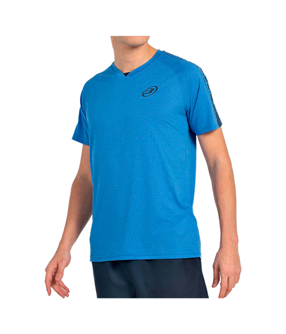 Футболка для падел Bullpadel Badan Blue 2025 |  Размер XL