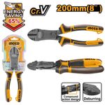 Бокорезы усиленные на 65% 200мм SUPER INGCO HCDCP58200 INDUSTRIAL