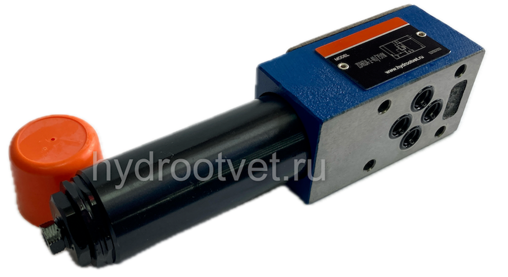 ZDR6DA2-4X/25Y - Редукционный клапан Ду 6 трехлинейный модульного монтажа с давлением регулировки до 25 бар, регулирует в канале A, обратный клапан - есть
