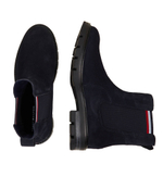 Кожаные челси corpoarte hilfiger suede chelsea Tommy Hilfiger - темно-синий(FM0FM04803)