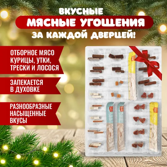 Wanpy Адвент-календарь с лакомствами для кошек, 100г