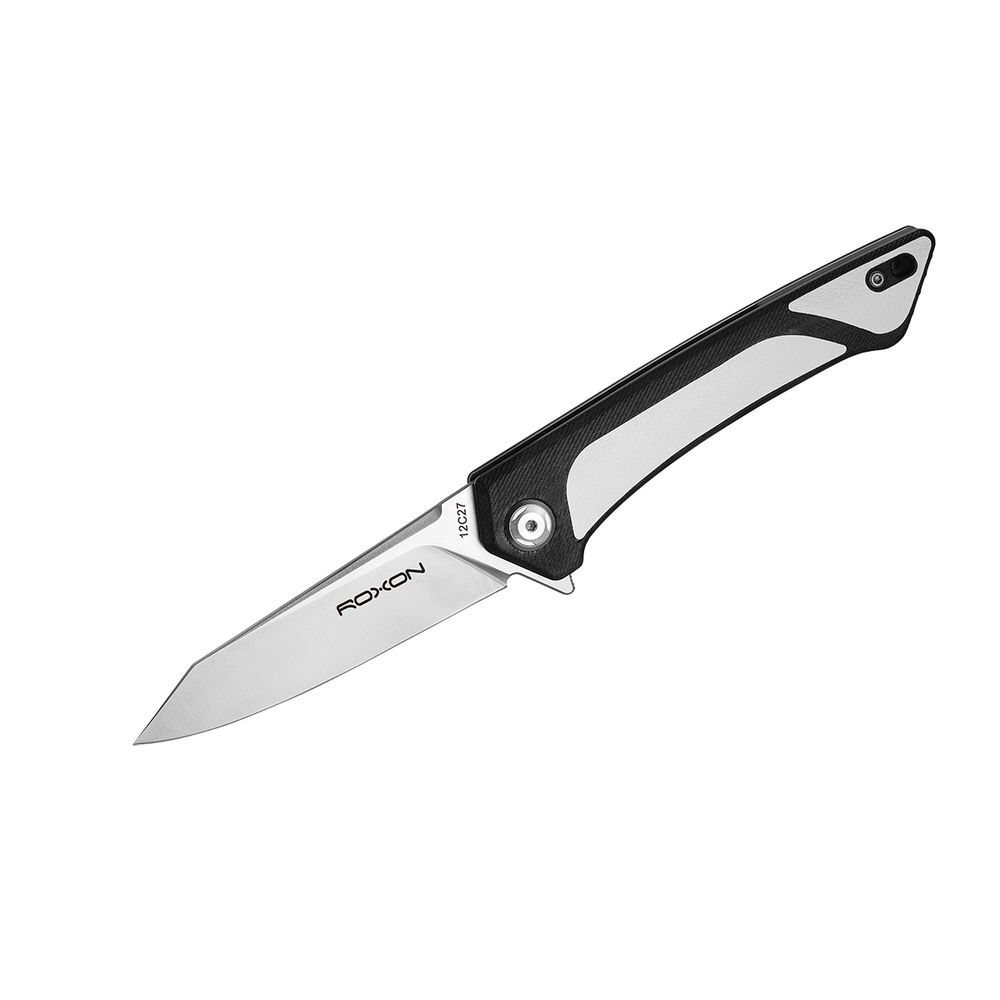 Нож складной Roxon K2, Sandvik Steel 12C27, белый