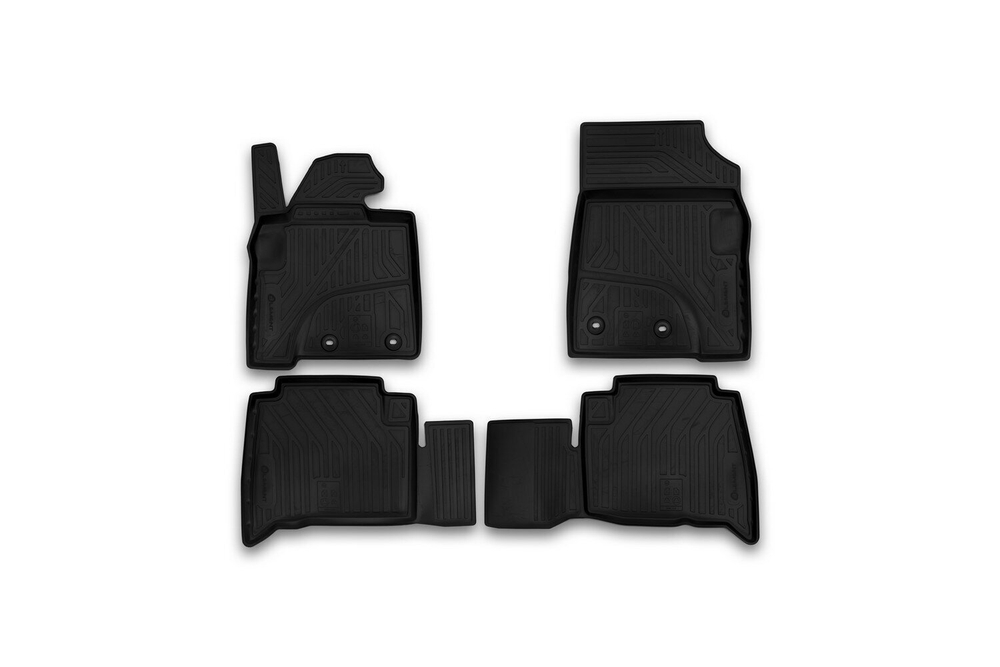 Коврики Standard, в салон LEXUS LX, 2015- , 4 шт. (полиуретан, чёрные) Element.CARLEX00001