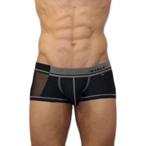 Мужские хипсы черные с сетчатой вставкой TOOP Net