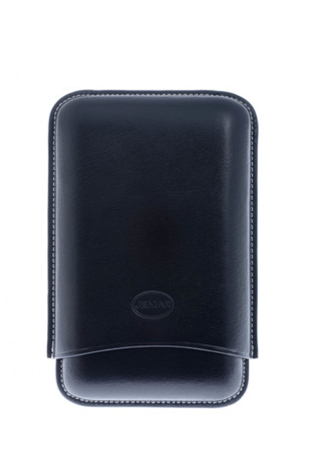 Чехол Jemar на 3 сигары, натуральная кожа