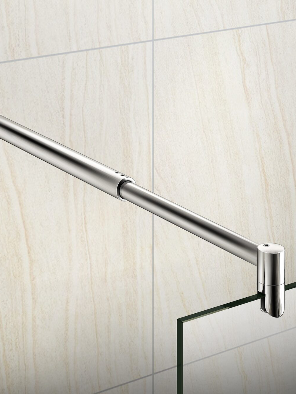 Душевое ограждение WeltWasser  WW400  50G+30G Душевое ограждение. (500+300)Х1850 мм  10000006434 прямоугольная