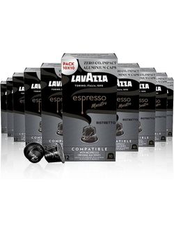 Кофе в капсулах Lavazza Espresso Maestro Ristretto, 10 капсул для кофемашин Nespresso (Лавацца) х 10 шт
