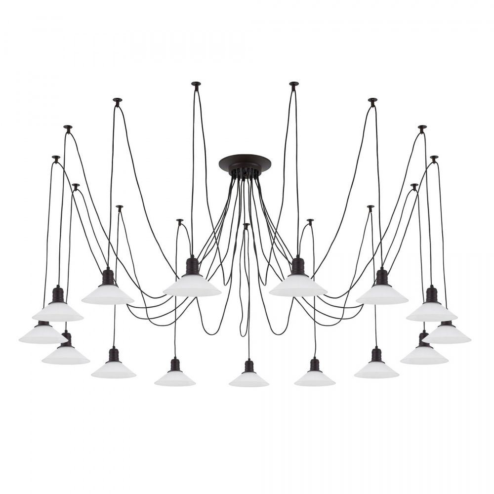 Citilux Эдисон CL451152 Люстра паук Венге