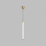 Светильник подвесной AURA, 16 Вт, 3000К, ?42x2300 мм, алюминий+стекло, бронза