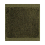 Полотенце для лица оливкового цвета из коллекции essential, 30х30 см
