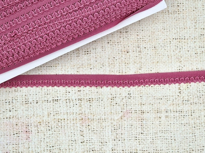 Резинка бельевая ажурная, ш. 1,2 см.