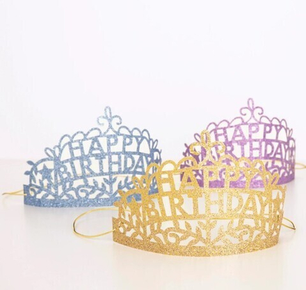 Тиара "Happy Birthday" 8 шт.