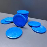 Шайба для аэрохоккея синяя (70 мм)