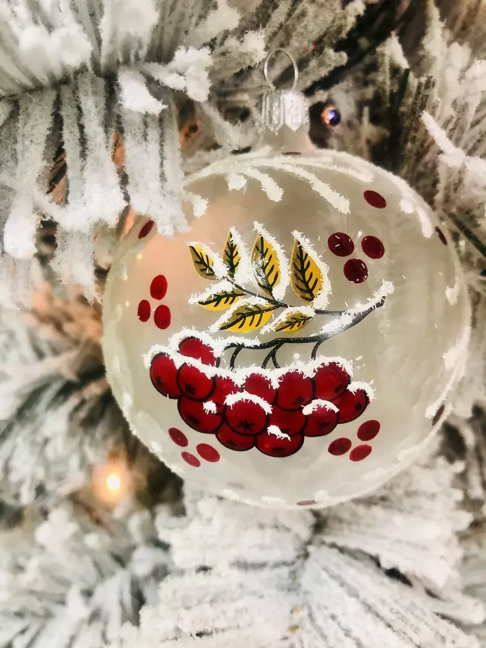 Елочное украшение шар 85 мм