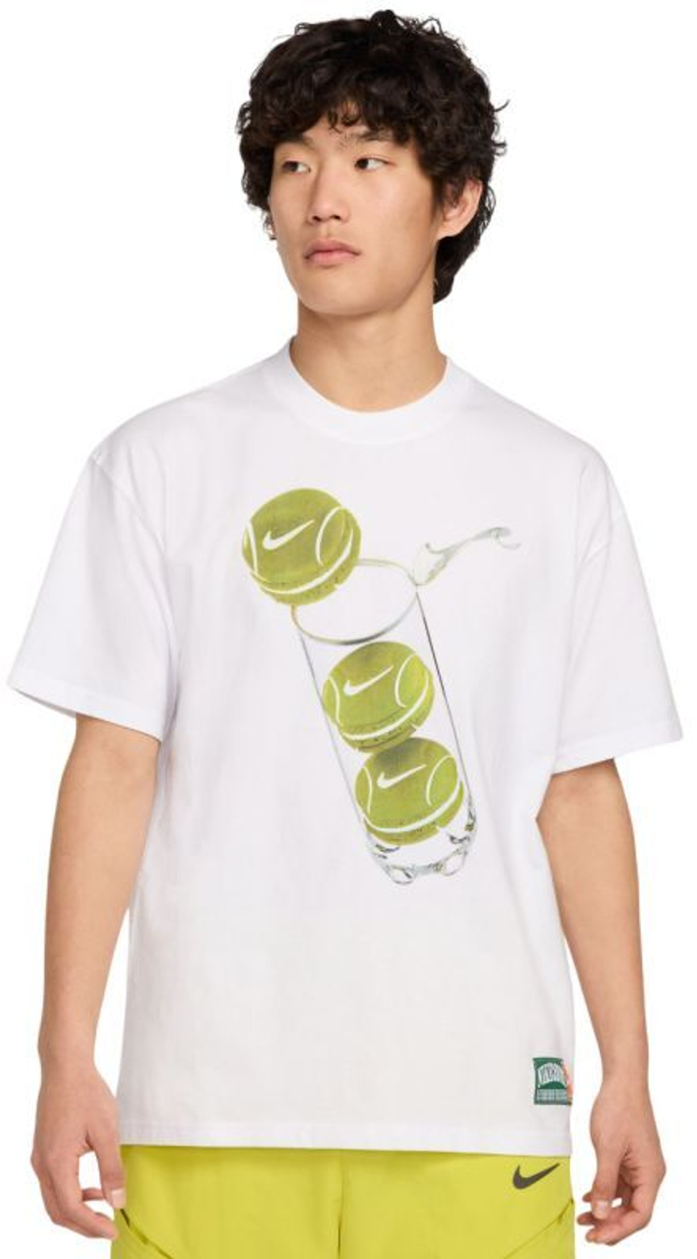 Мужская теннисная футболка Nike Court Max90 Tennis - белый