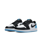 Кроссовки Air Jordan 1 Low Black Blue Toe