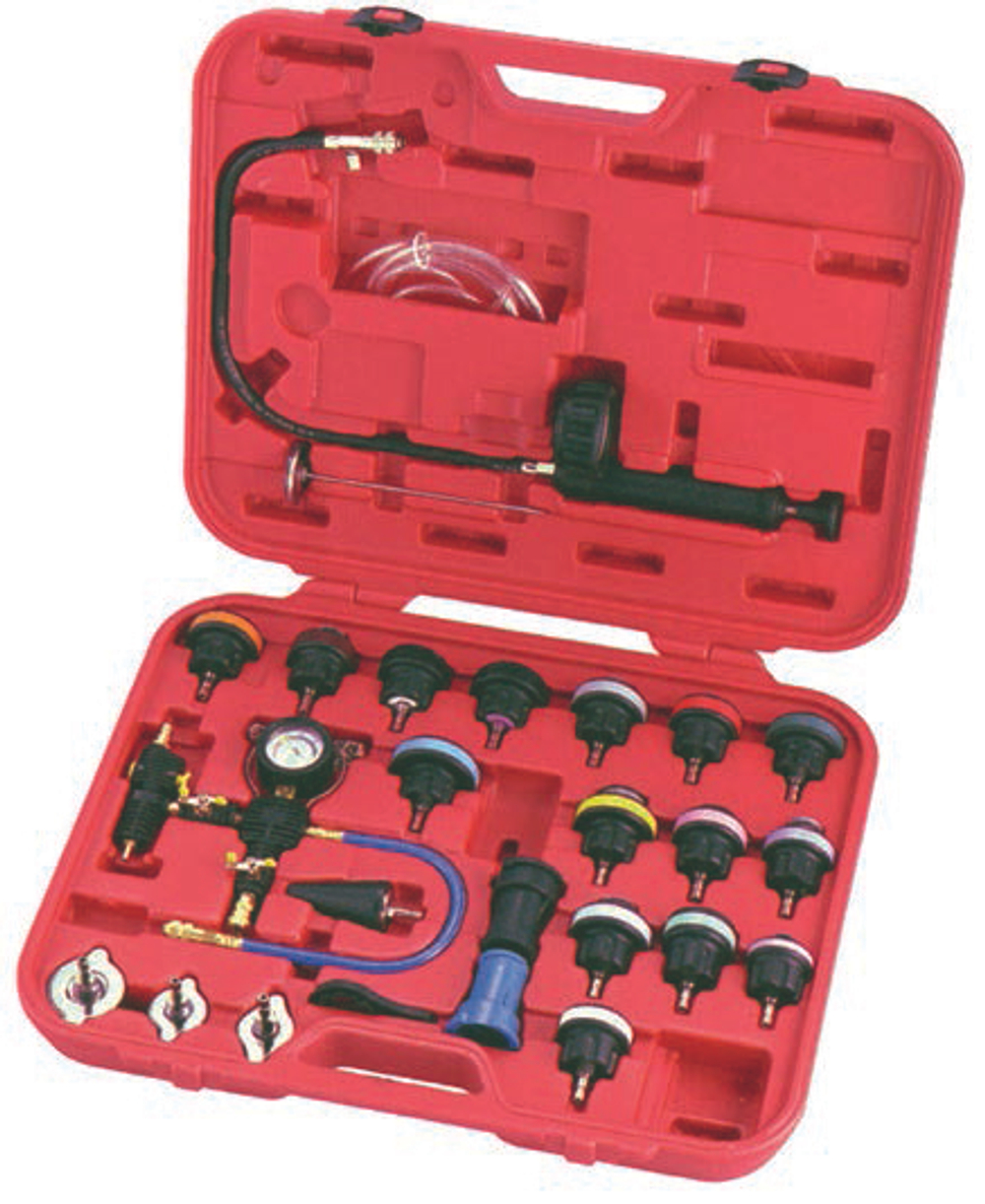 Набор для диагностики системы охлаждения, 26 предметов