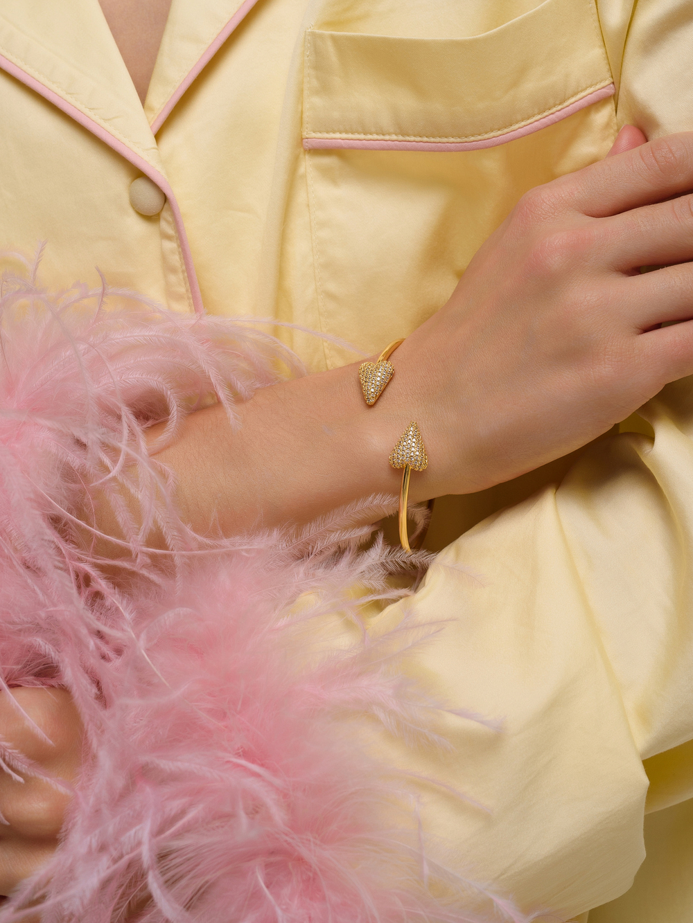 Браслет "Double Elongate Mini Shine" Gold