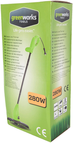 Триммер электрический GREENWORKS GST2830 280W,1,65мм (21117)