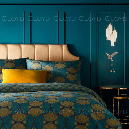 Подвесной светильник Cloyd ARGANA P4 / керамика - E14 - золото (арт.11241)