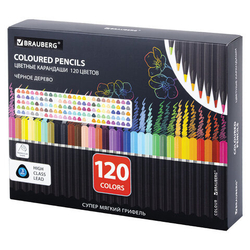 Карандаши цветные 120 цвета(ов) дер. БРАУБЕРГ Блэквуд (182046)