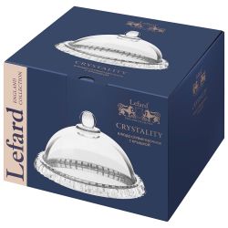 БЛЮДО СЕРВИРОВОЧНОЕ "CRYSTALITY" С КРЫШКОЙ, 20*12 СМ