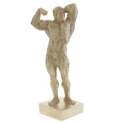 GAEM Фигурка декоративная "Бодибилдер", L9 W9 H25 см